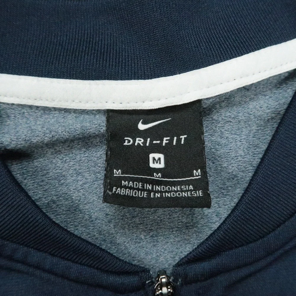 Penn State Nittany Lions Pullover Mens Medium Blue Nike Quarter Zip Dri FIT